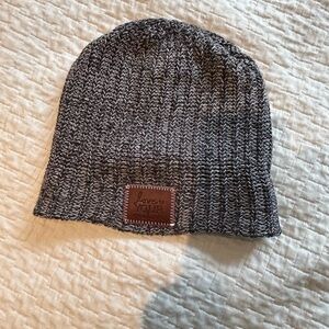 Love Your Melon Black and White Knit Beanie